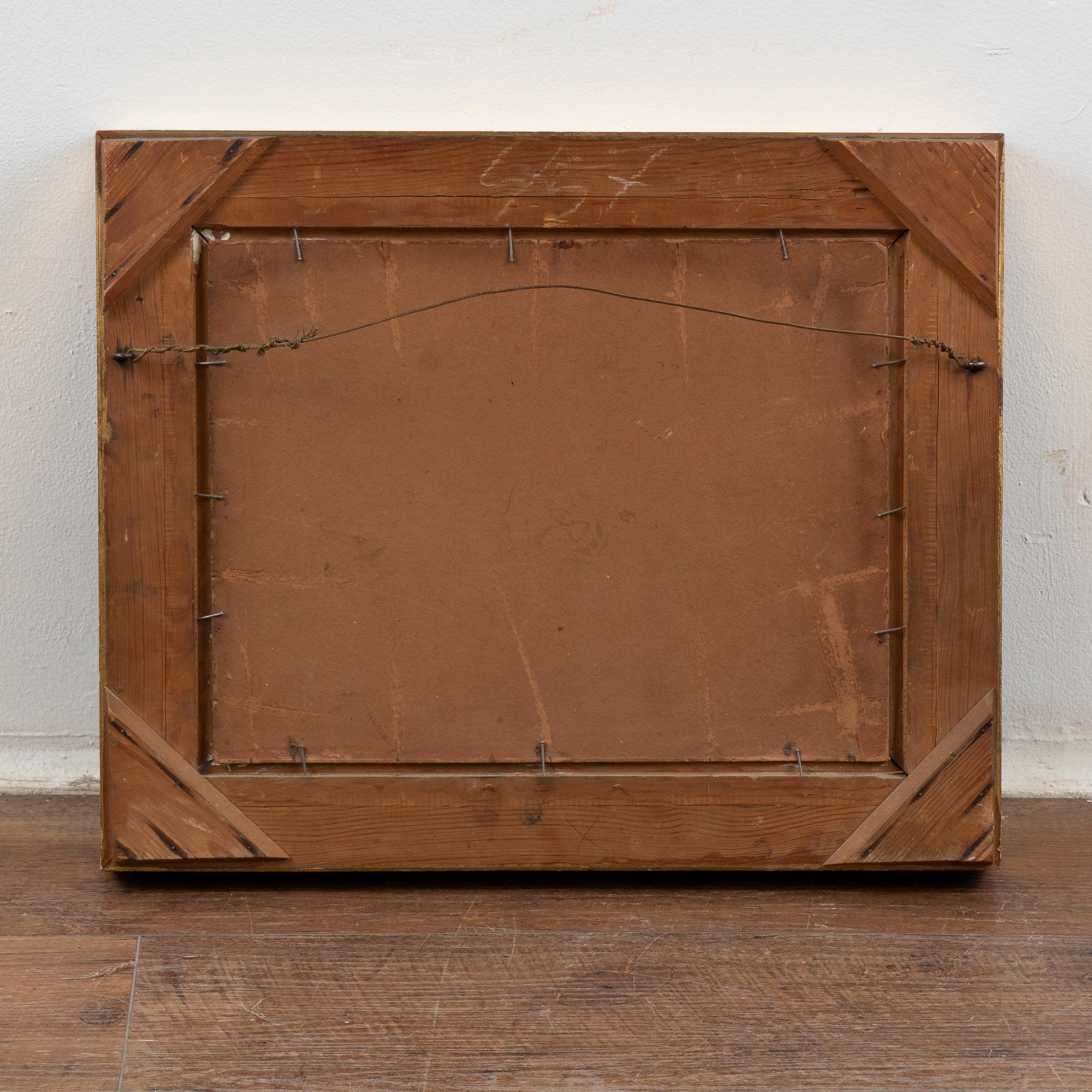 Original Oil on Board Painting of Pointer Dog, signed Simon Simonsen, 1896 7