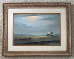 Original Oil on Board Seascape Painting by Alfred DuPont