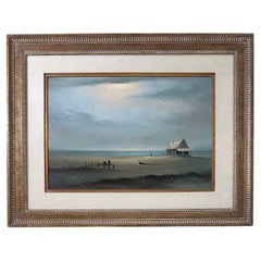 Original Oil on Board Seascape Painting by Alfred DuPont