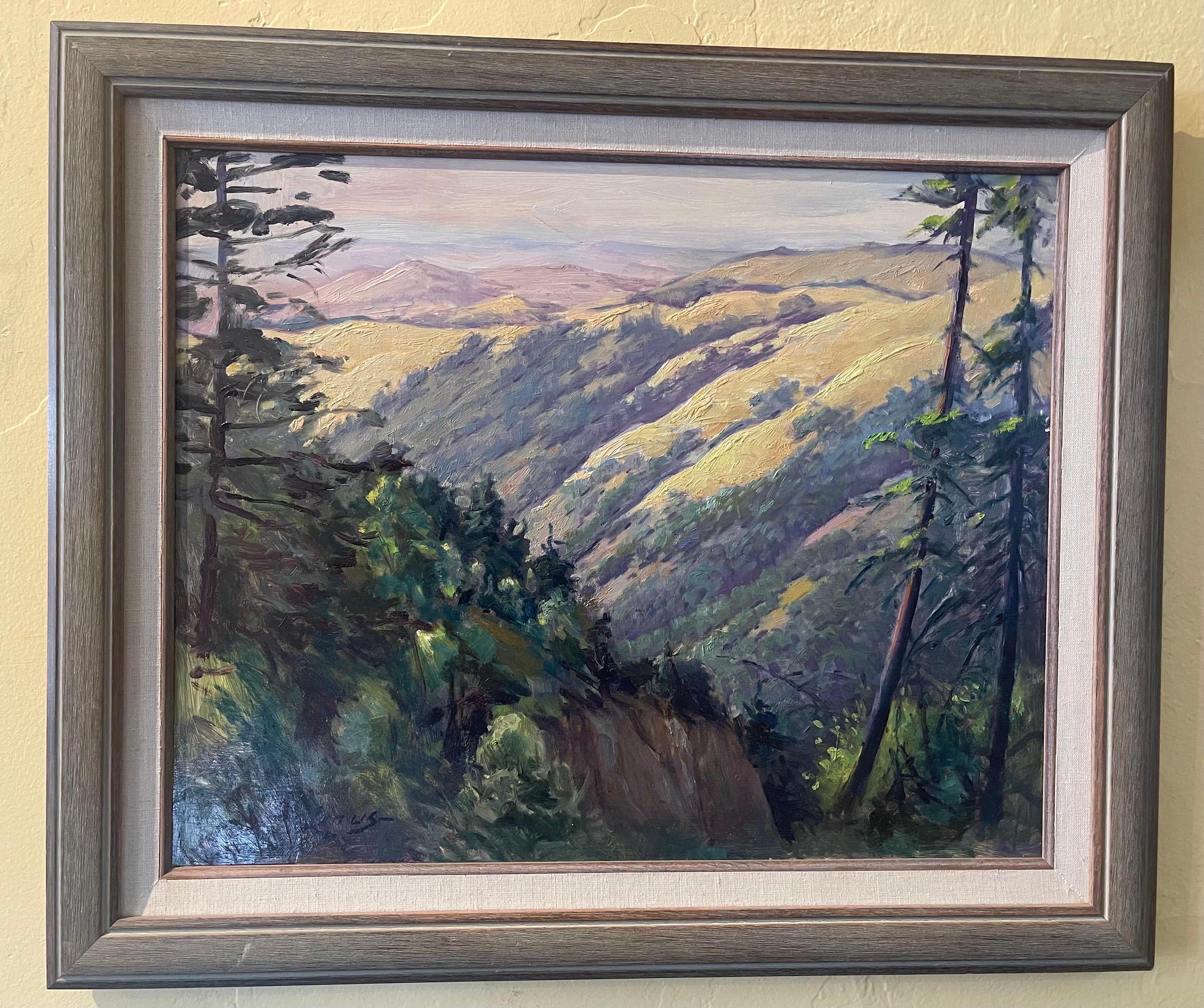 American Original Oil on Board Southwest Plein Air Landscape Painting by Axel Linus