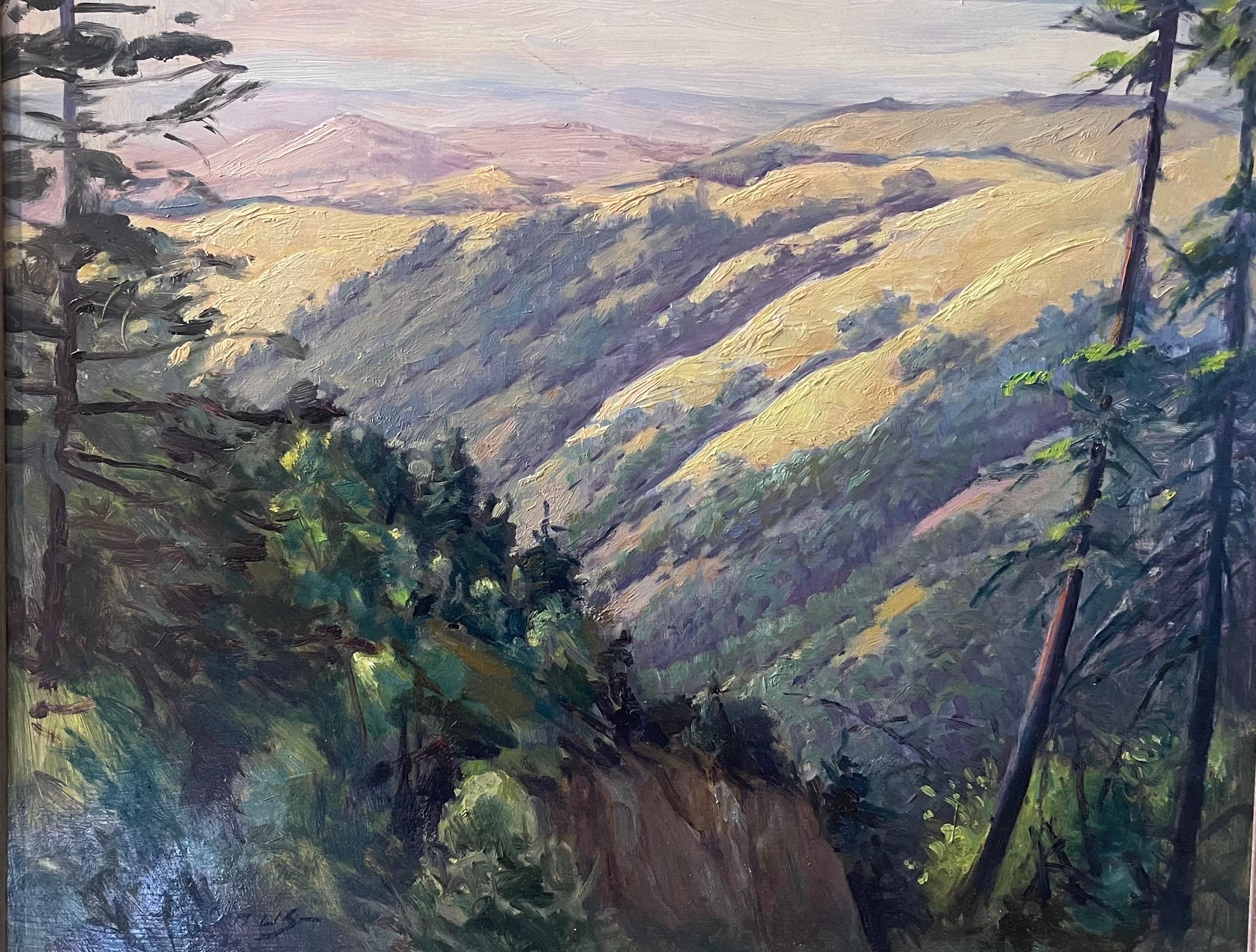 Original Oil on Board Southwest Plein Air Landscape Painting by Axel Linus In Good Condition In San Diego, CA