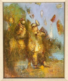 Original Oil on Canvas Painting by Artist Boris Kostyanykov, Impressionist Style