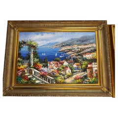 Original oil on canvas painting inspired painting by Italian artist Antonio Di
