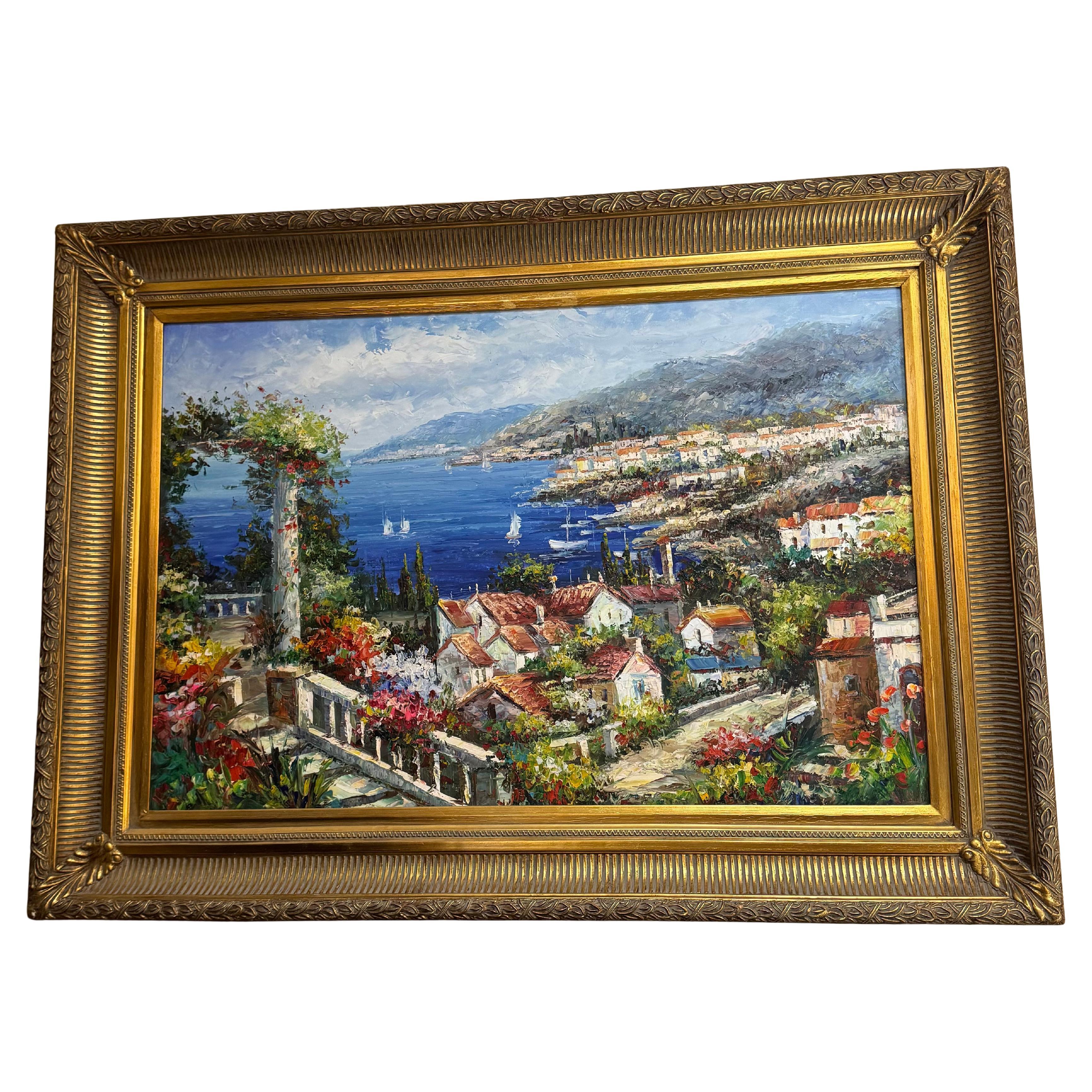 Cuadro original al óleo sobre lienzo, inspirado en una obra del artista italiano Antonio Di