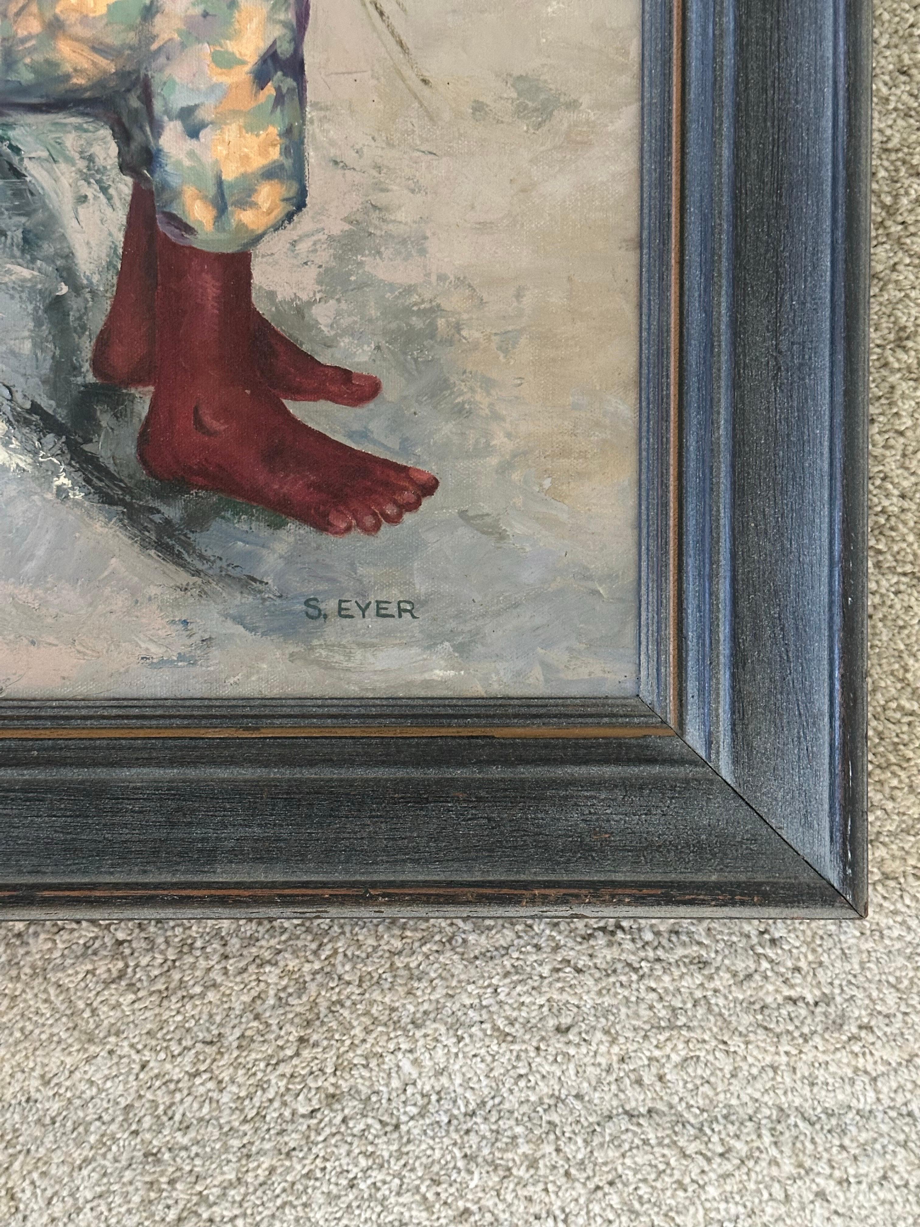 Original Oil on Canvas Southwest American Indian Portrait by Susan Eyer-Anderson im Angebot 2