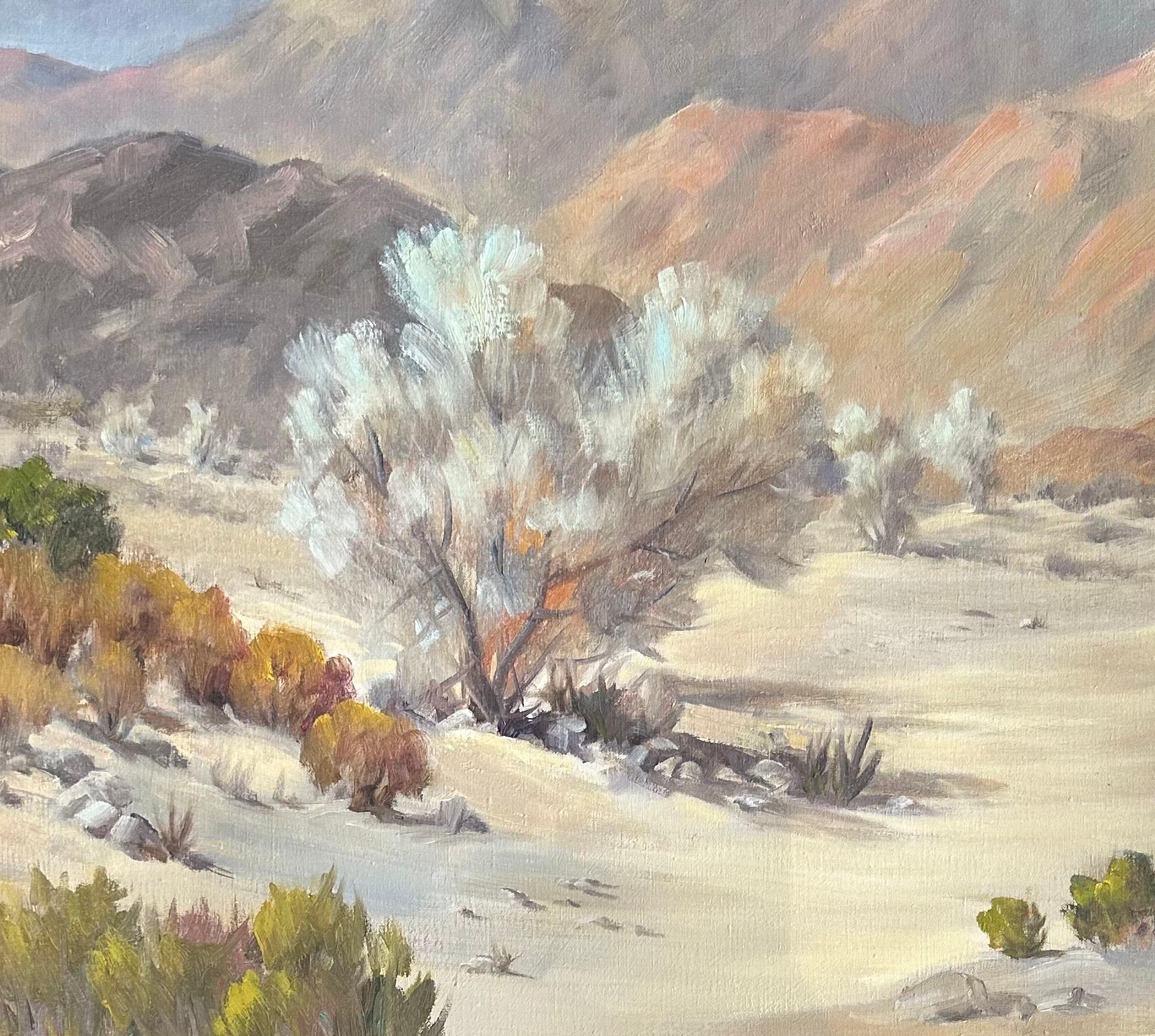 American Original Oil on Canvas Southwest Desert Plein Air Painting by Dorothy Glascow For Sale