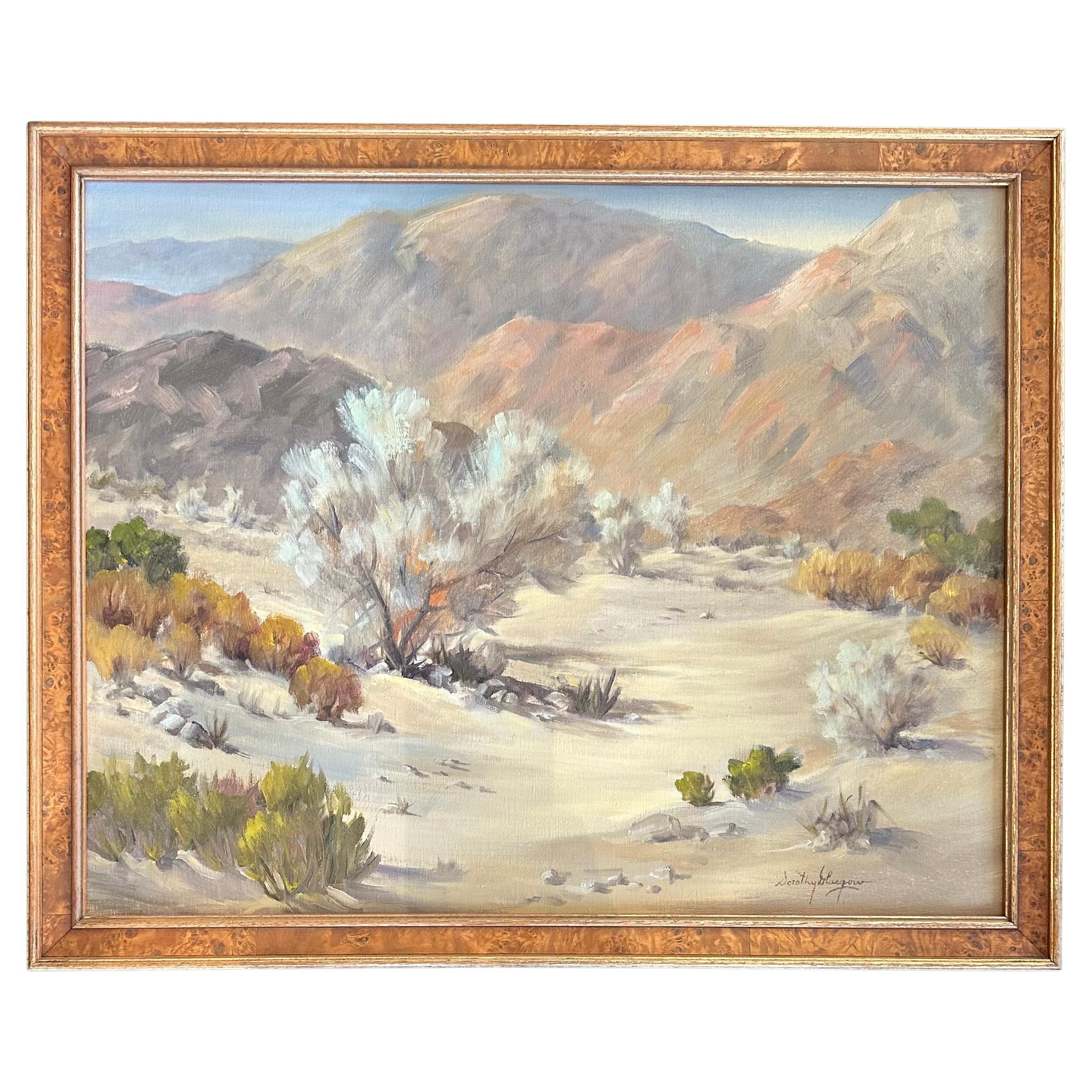 Original Oil on Canvas Southwest Desert Plein Air Painting by Dorothy Glascow