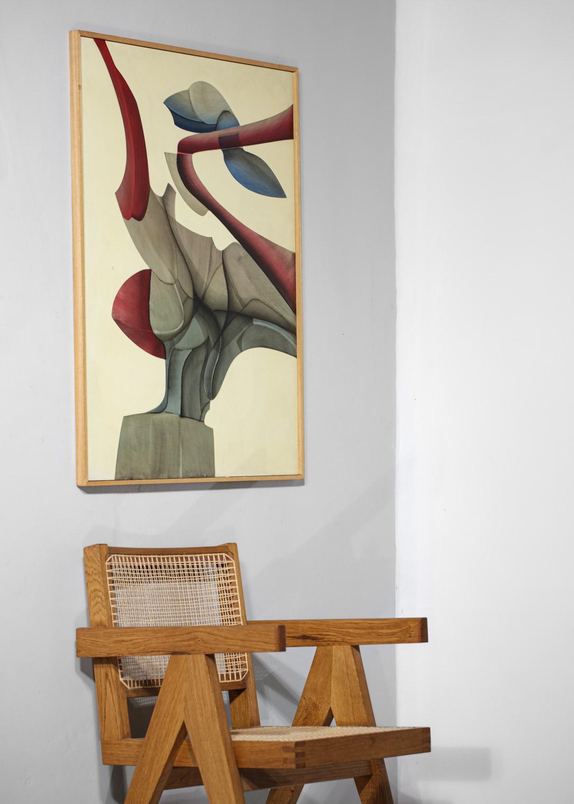 Óleo original sobre tabla Pintura Guy Dessauges 1978 Artista suizo, 2805/09 Pintado en venta