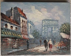 Original Oil Painting by Caroline Burnett, Signed