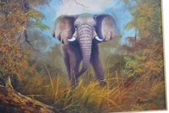 Pintura al óleo original de Violet Parkhurst