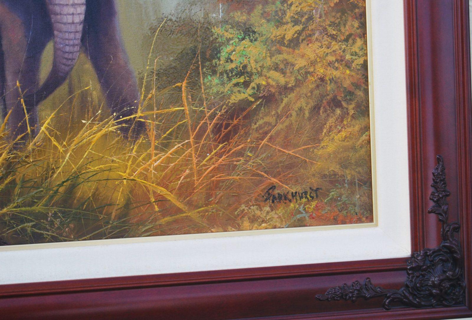 Pittura ad olio originale di Violet Parkhurst In condizioni buone in vendita a Baltimore, MD