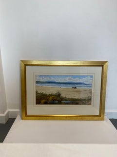 Original Oil Painting Edith Sproule 1990s Irish Wall Art Guilted Impressionism