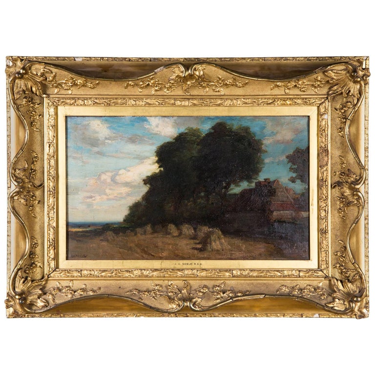 Original Oil Painting Landscape by James Campbell, 18461913 at 1stDibs
