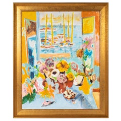 Original Oil Painting of Cannes, France