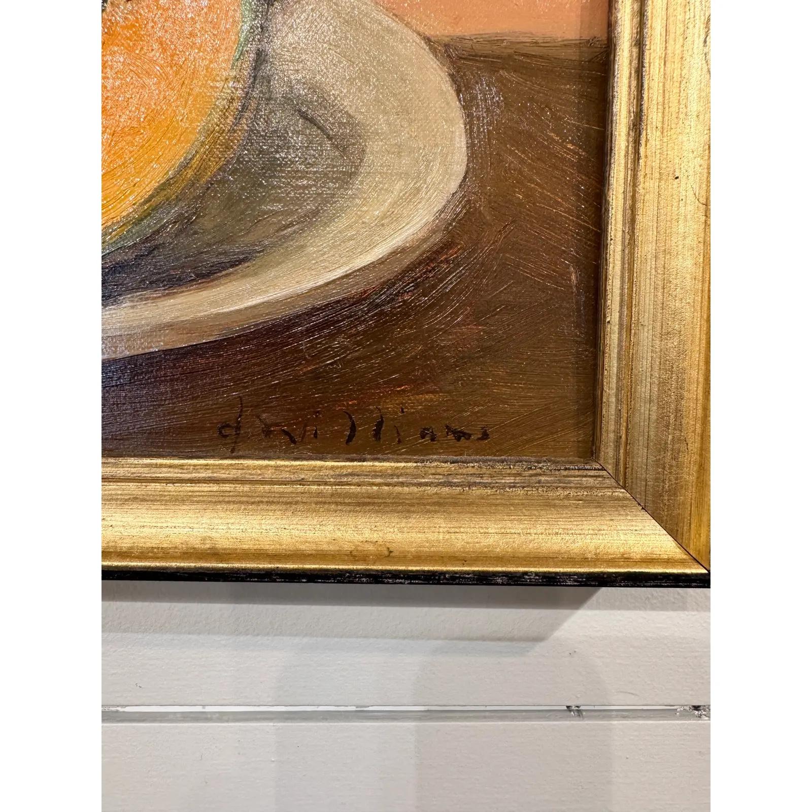 Original Ölgemälde von Cantaloupe (amerikanisch) im Angebot