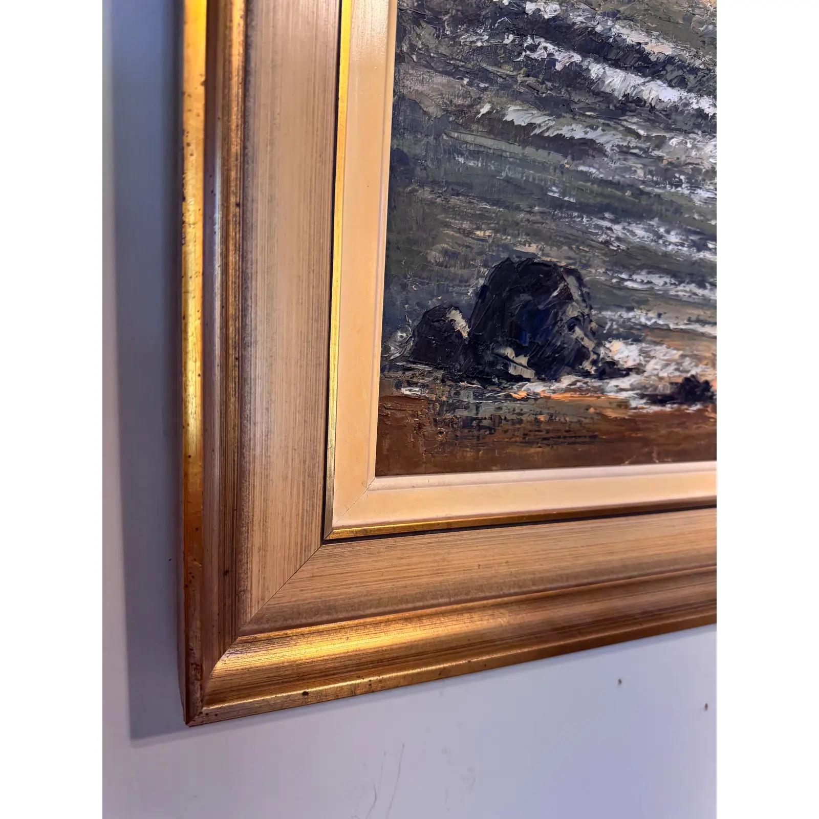 Original Ölgemälde von Schiff im Angebot 2