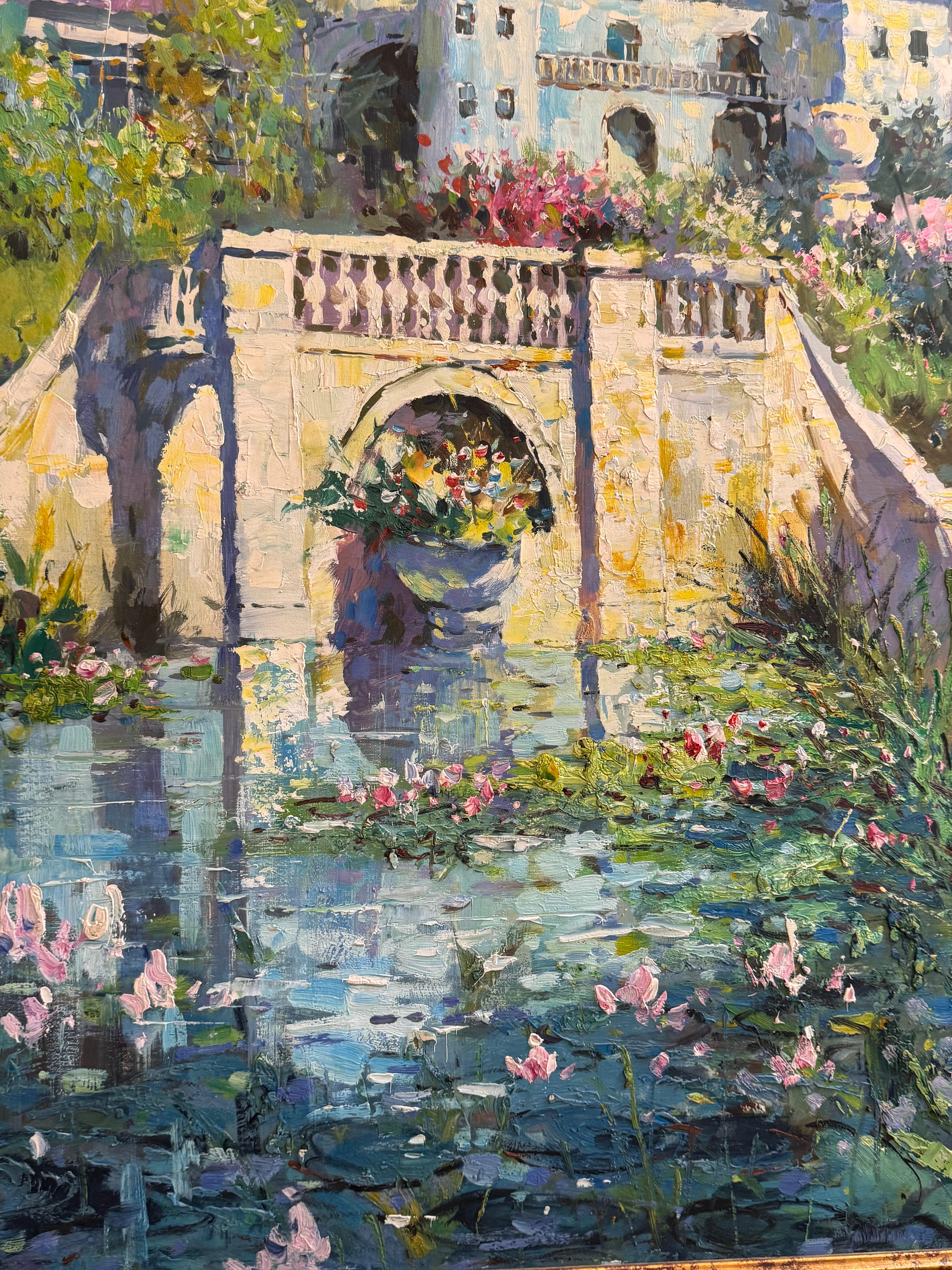 Canvas Original Oil painting replica of first 20 century artist Colin Campbell Cooper For Sale