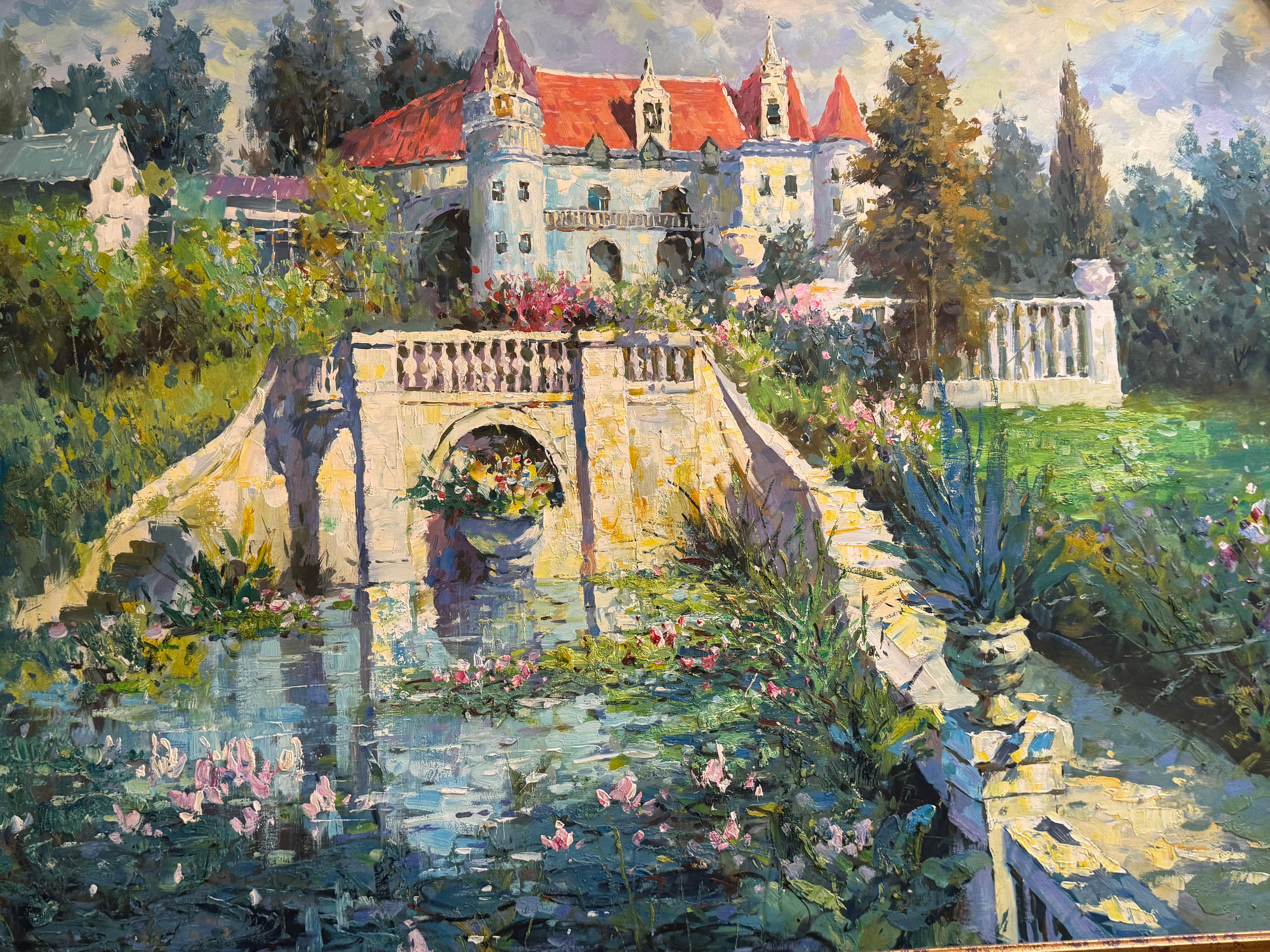 Original Oil painting replica of first 20 century artist Colin Campbell Cooper For Sale 1