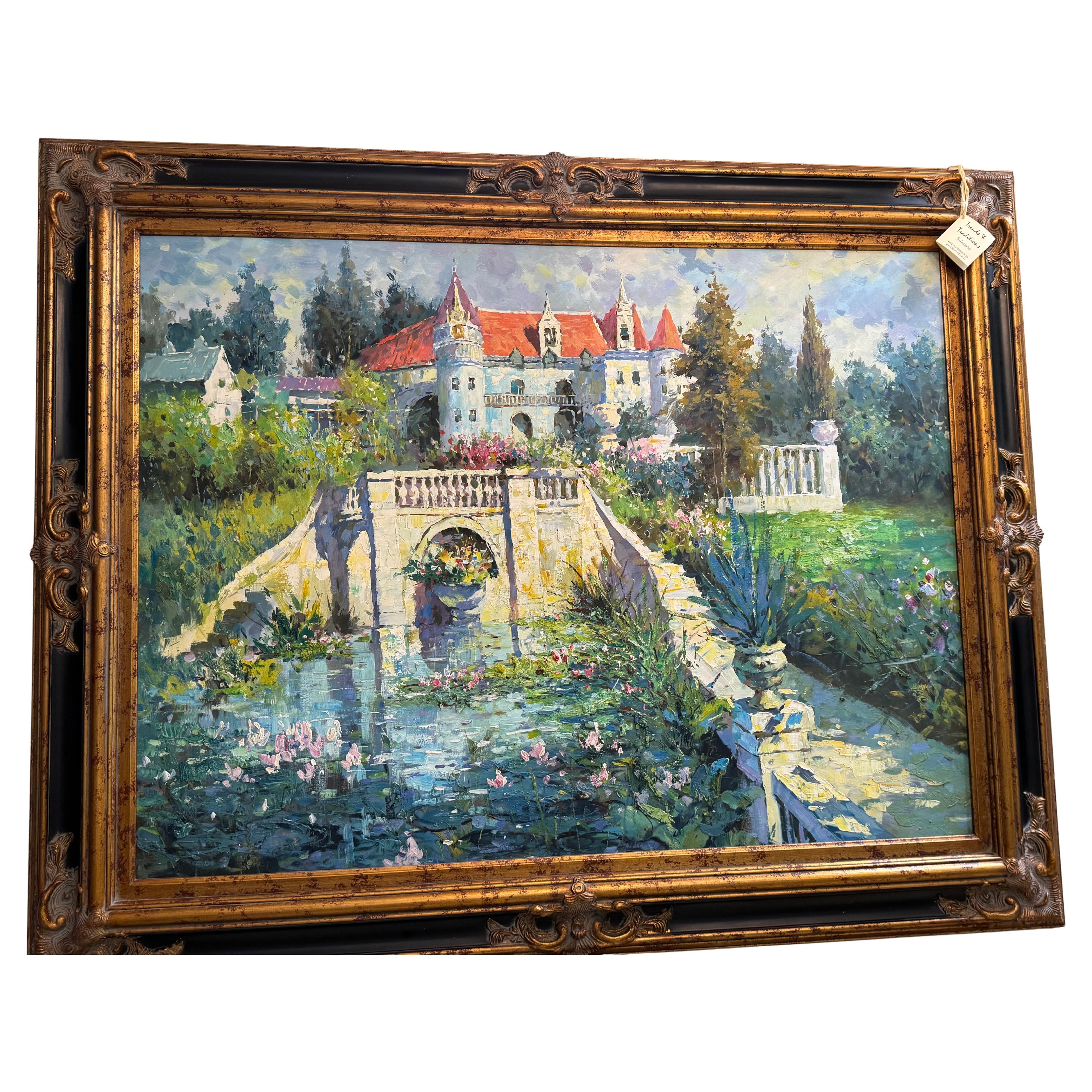 Original Oil painting replica of first 20 century artist Colin Campbell Cooper