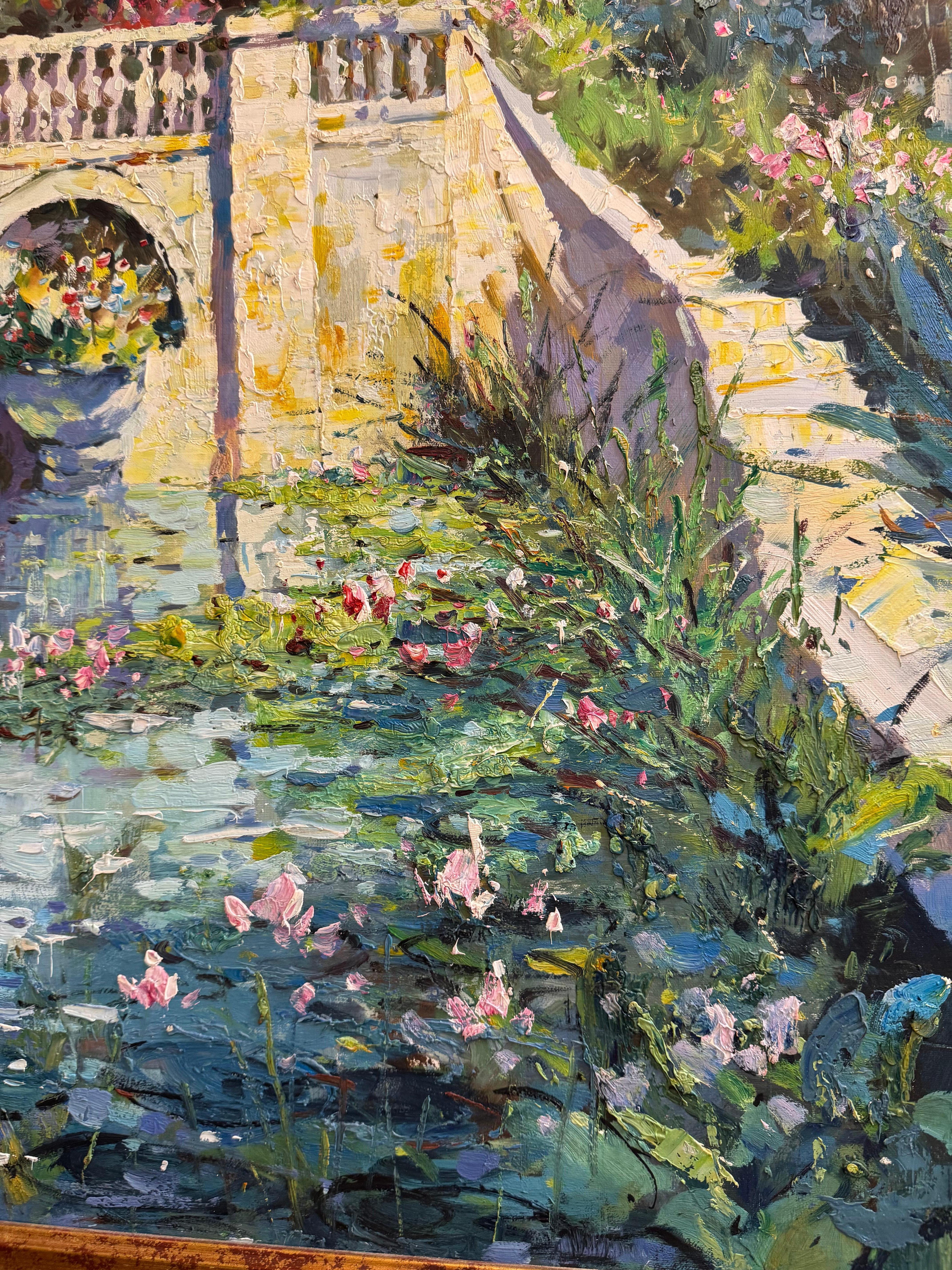 Original Oil painting replica of first 20 century artist Colin Campbell Cooper For Sale 4