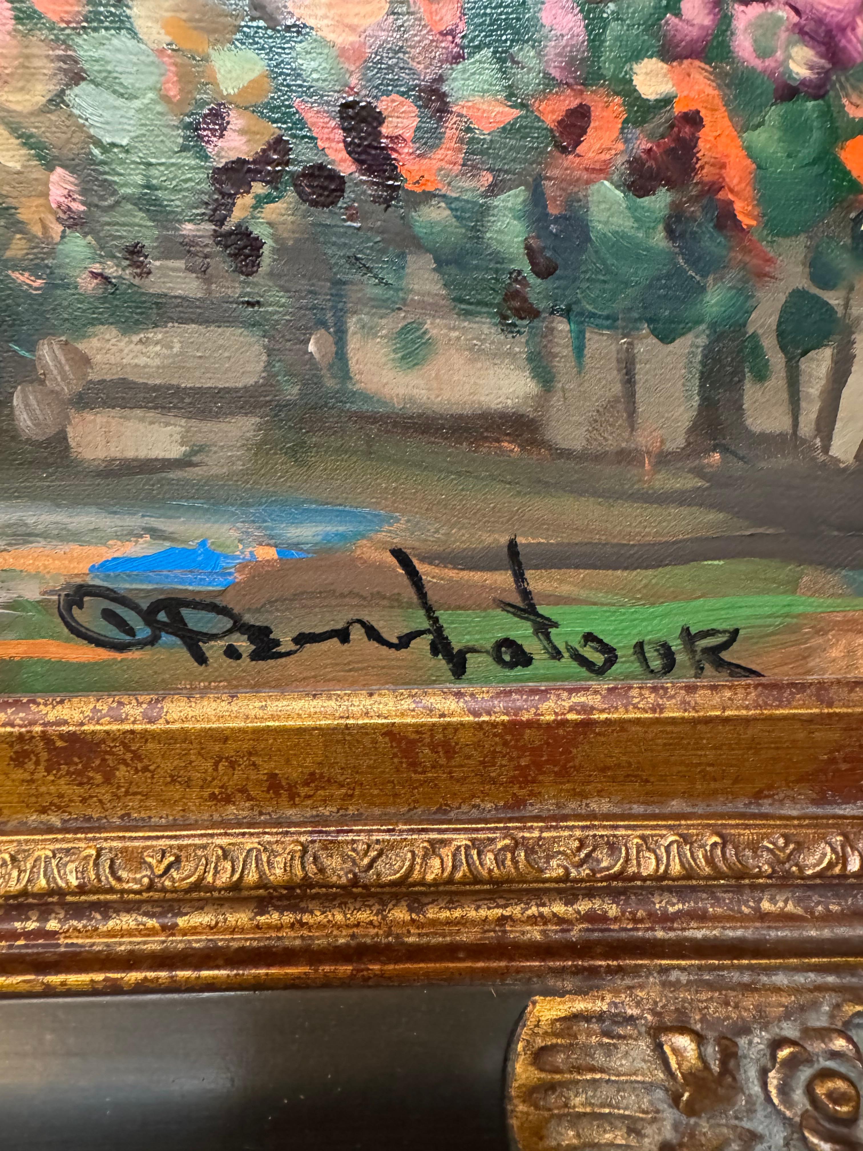 Original Oil painting replica of first 20 century artist Colin Campbell Cooper For Sale 8