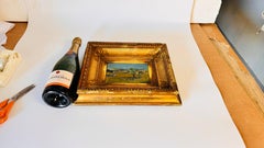 Original Oil Painting Representing Country land 20th by Jean claude Bédard