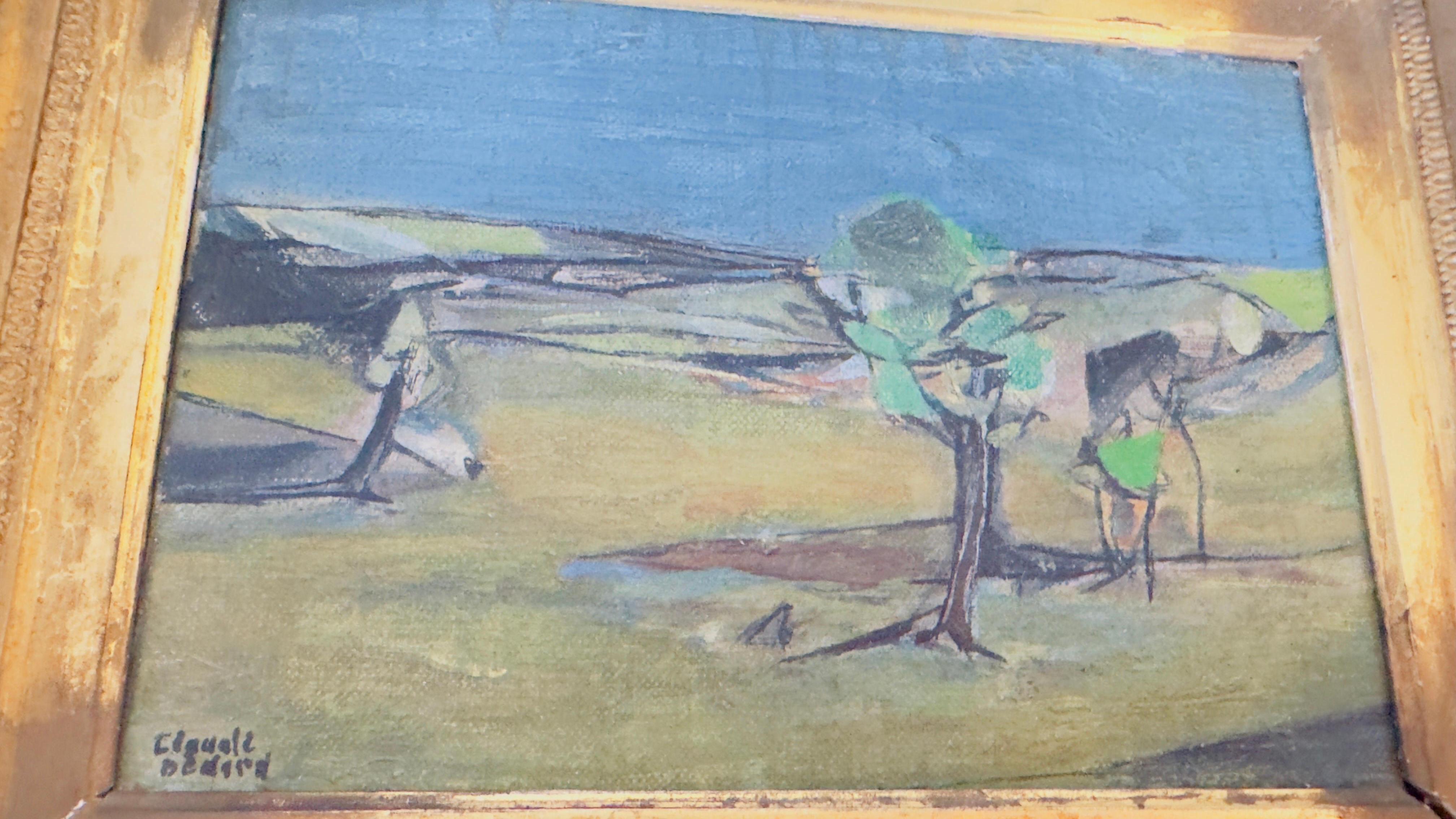 Pittura ad olio originale raffigurante un terreno di campagna 20° di Jean Claude Bédard in vendita 2