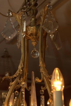 Original Old Barock Style Chandelier, circa 1890