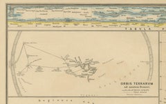 Original Old Composite of Several Maps of the Ancient World on One Sheet, 1880