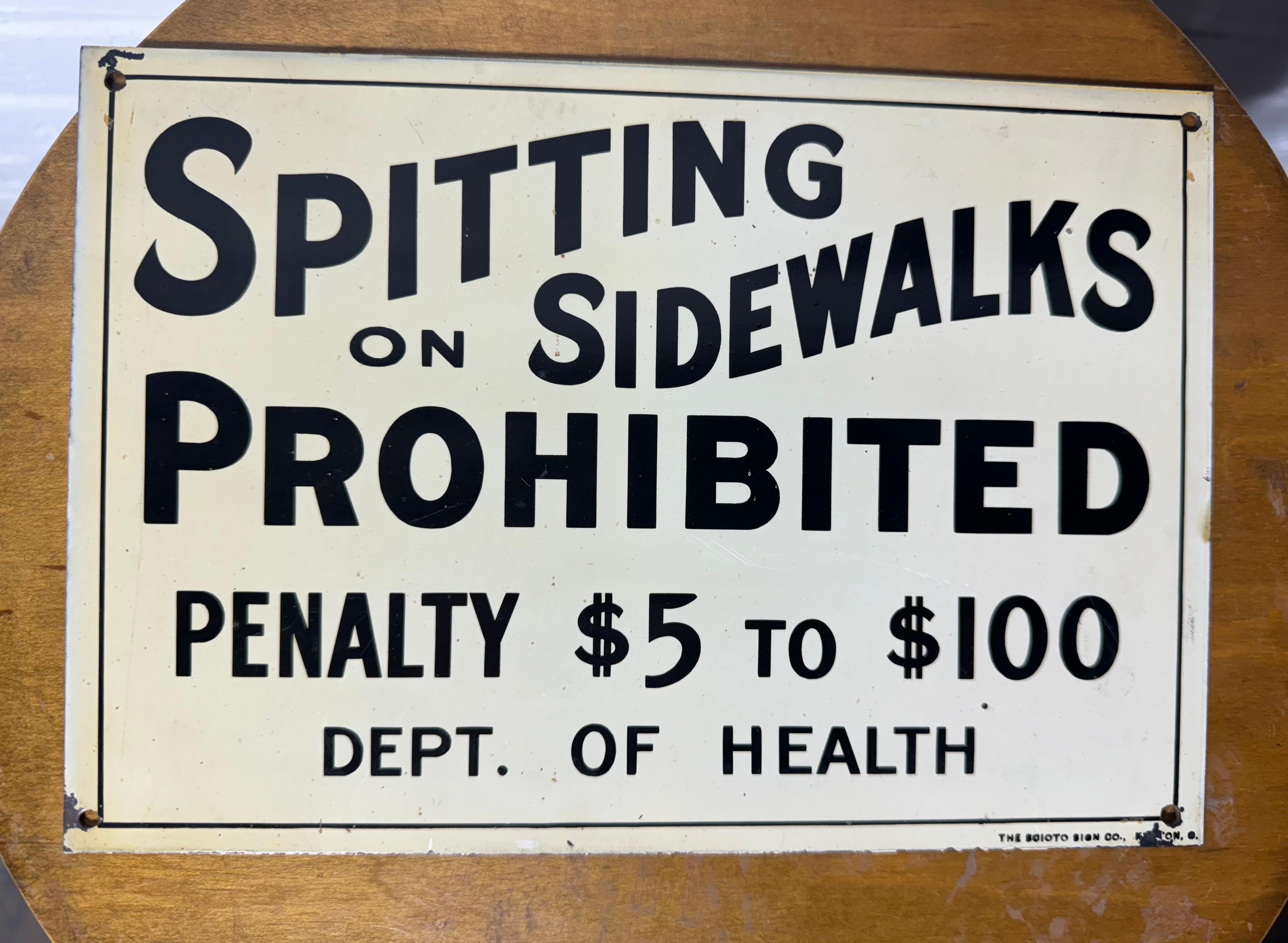 American Original OLD Porcelain Sign 