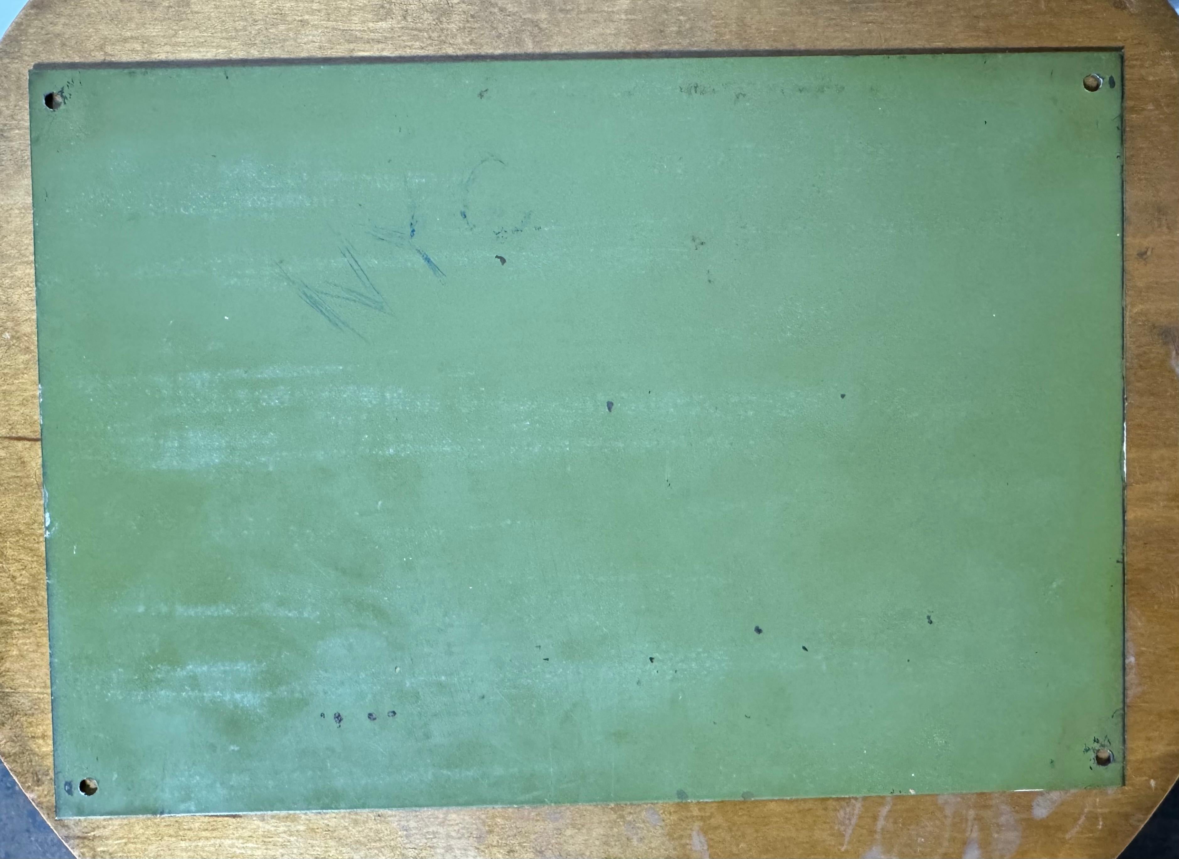 Mid-20th Century Original OLD Porcelain Sign 