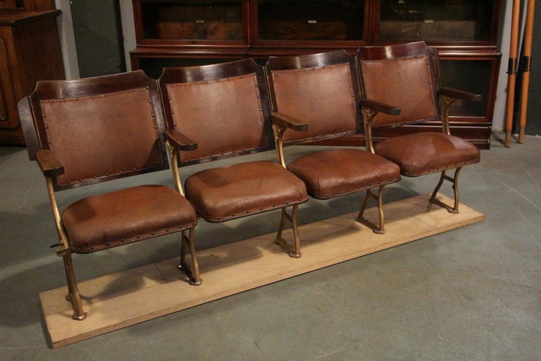 Original Old Theater Seats at 1stDibs