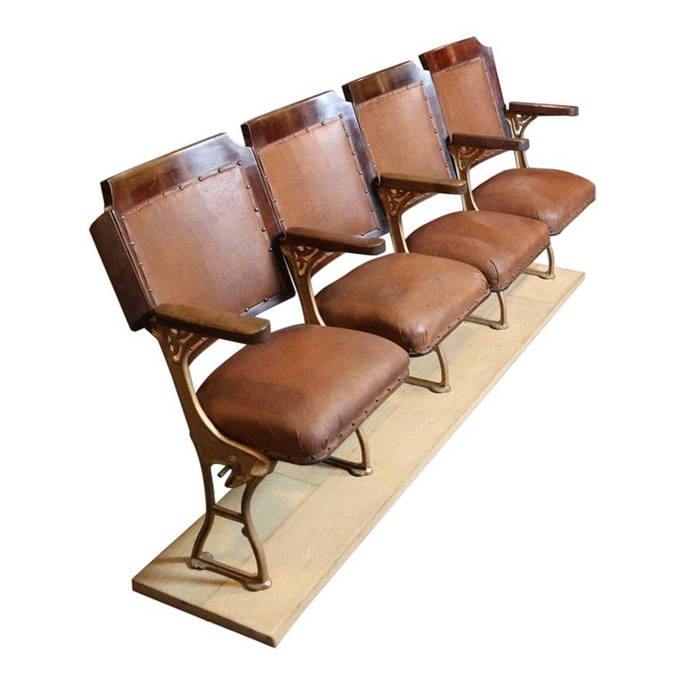 Original Old Theater Seats at 1stDibs