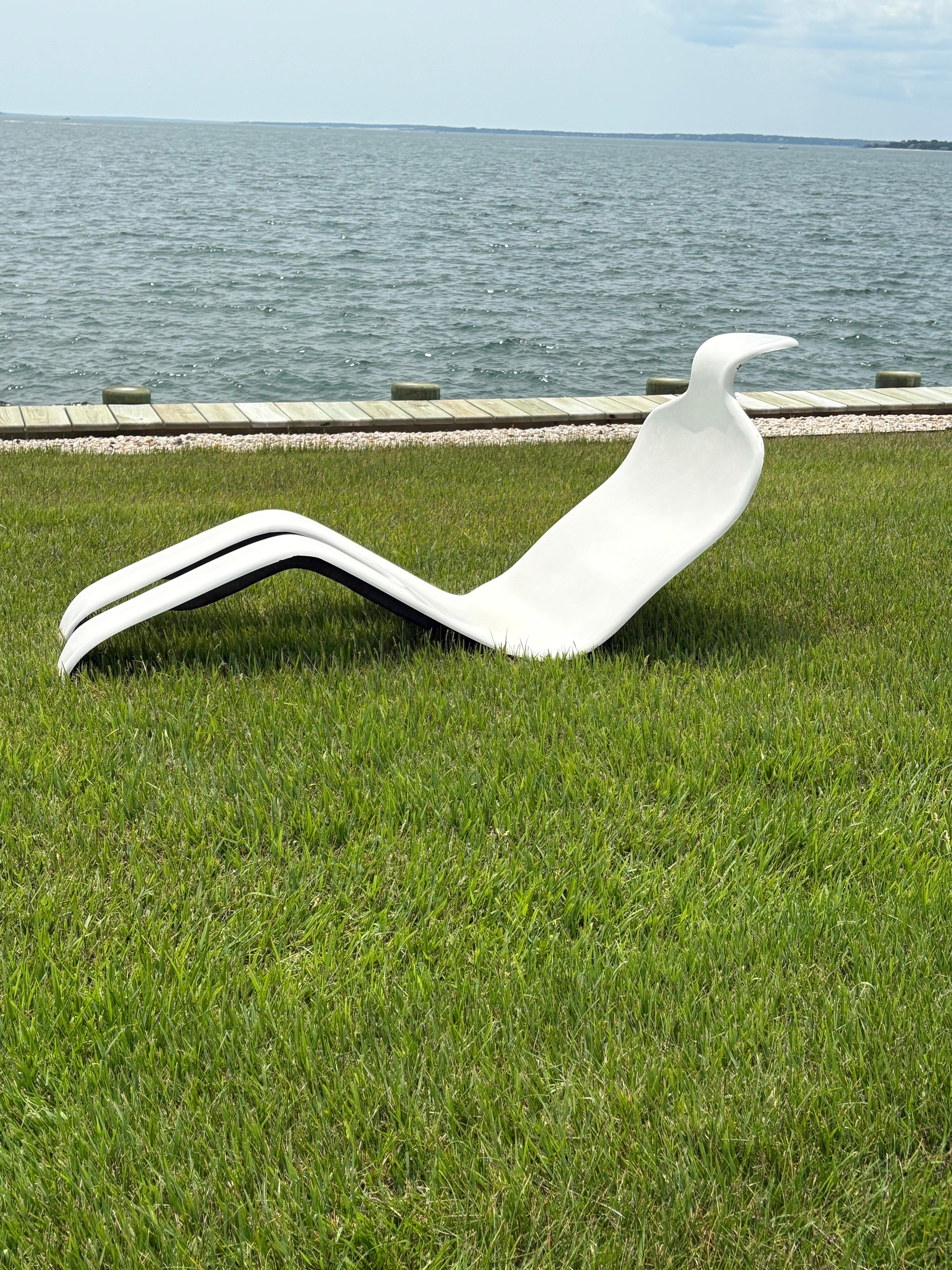 Original Olivier Mourgue Fiberglass Bouloum Lounge Chair For Sale 6