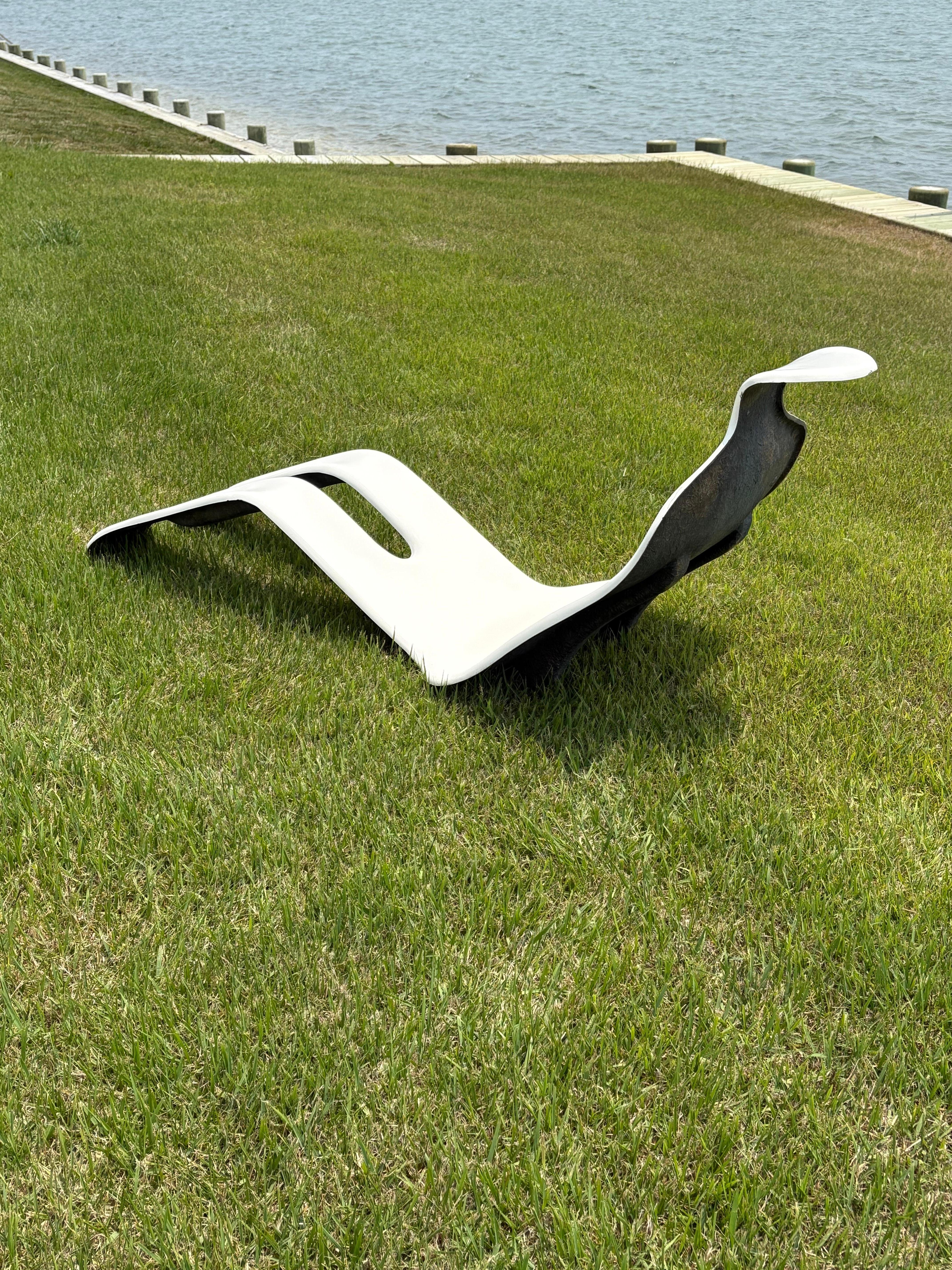 Original Olivier Mourgue Fiberglass Bouloum Lounge Chair For Sale 8