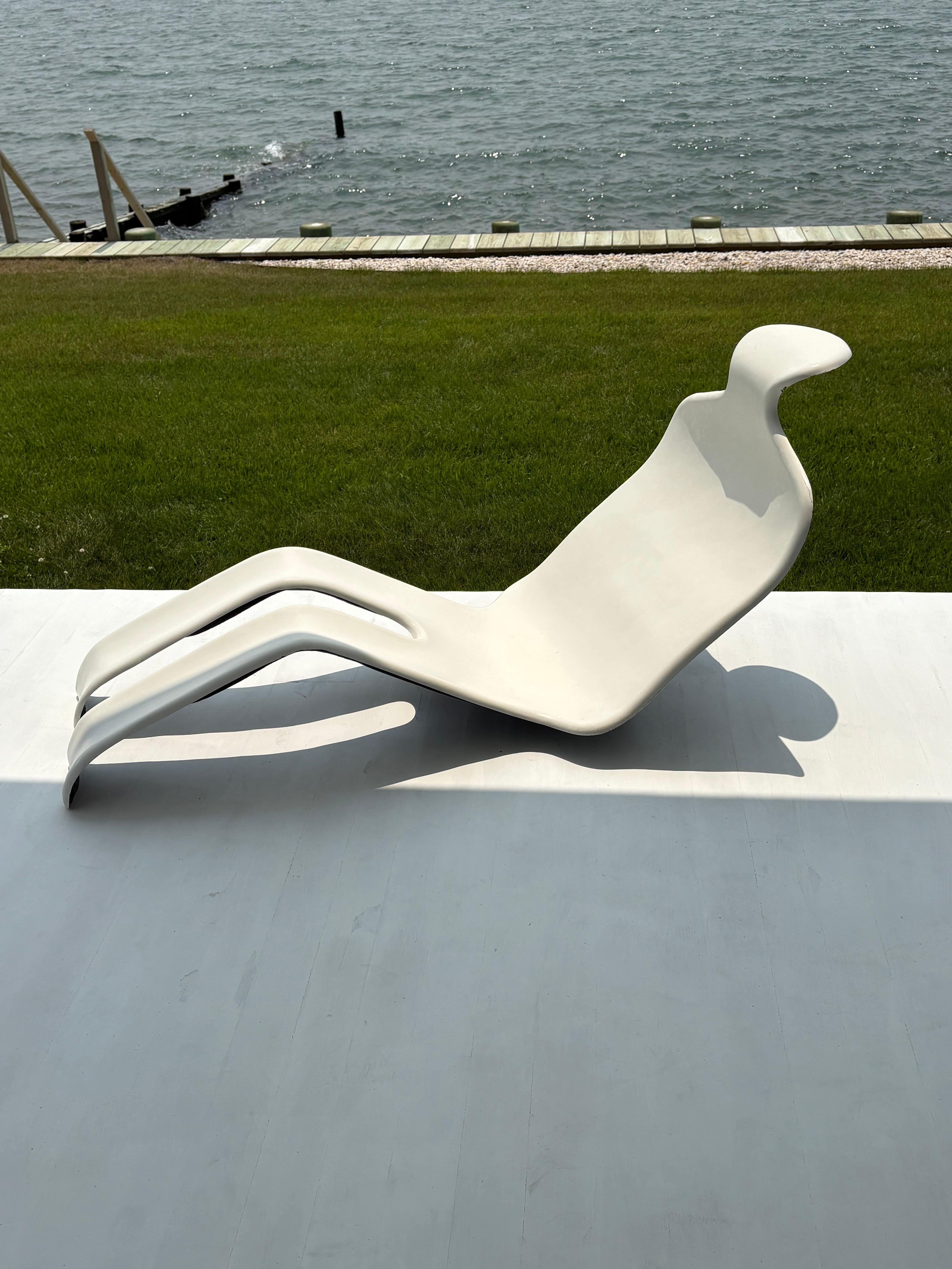 Original Olivier Mourgue Fiberglass Bouloum Lounge Chair For Sale 10