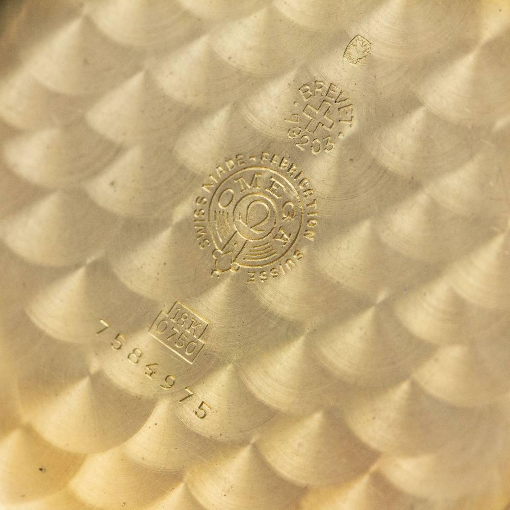Original OMEGA Taschenuhr in Gold, OMEGA im Zustand „Hervorragend“ im Angebot in BARCELONA, ES