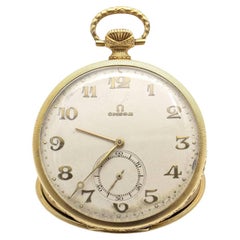 Reloj de bolsillo original OMEGA de oro