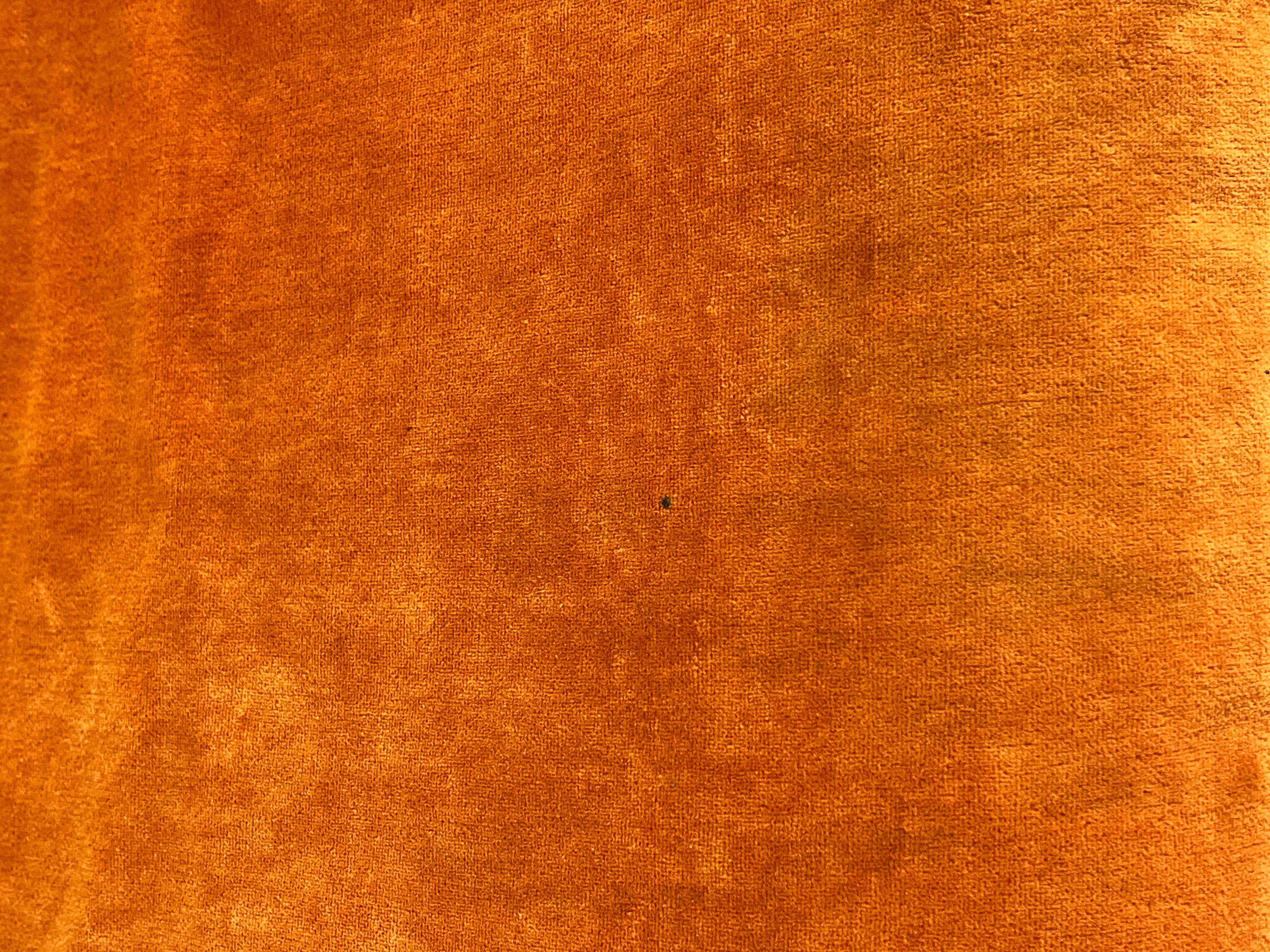 Original Orange Velvet '155' Modular Sofa by Knoll Collections, 1970s 5
