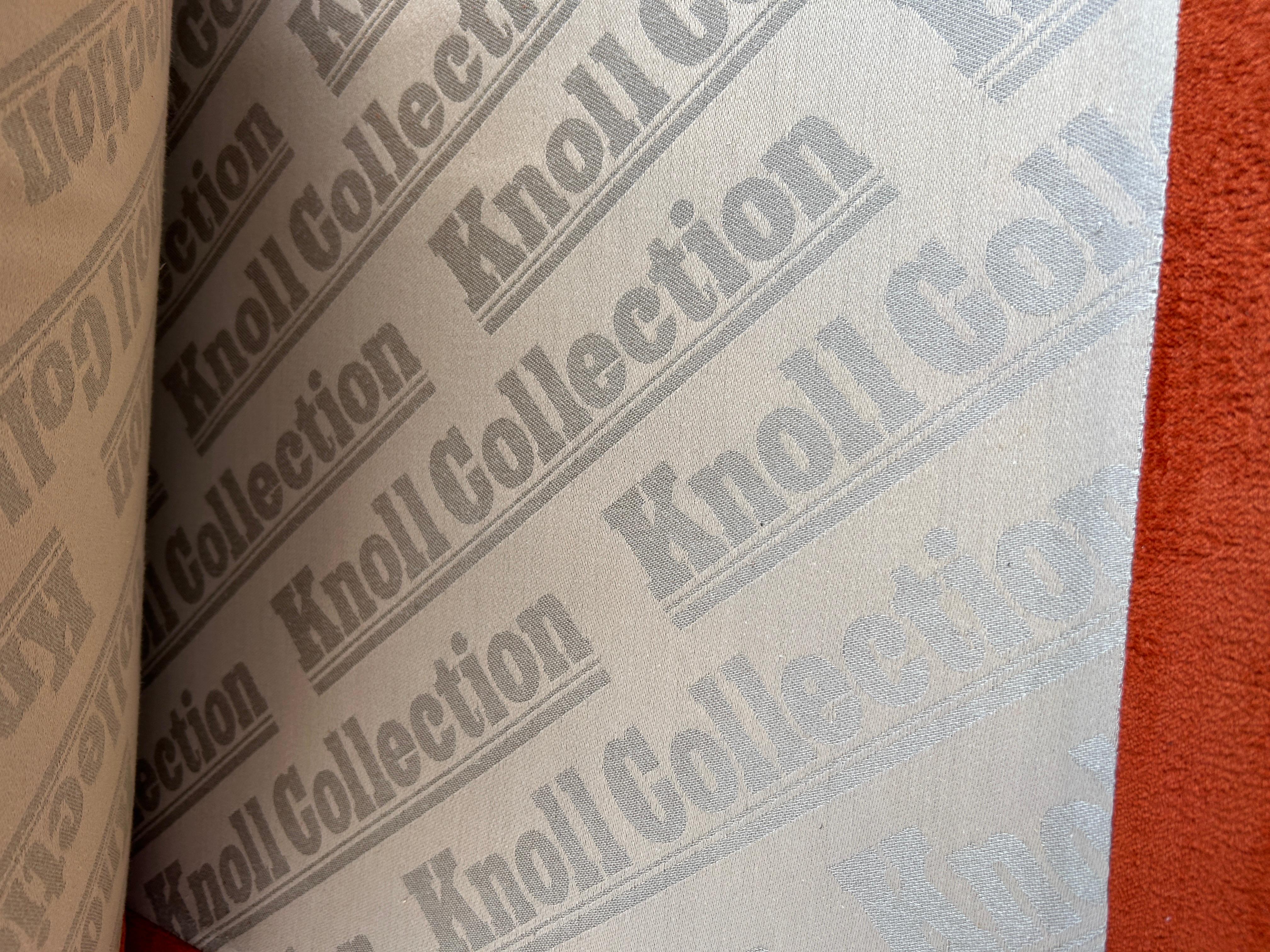 Original Orange Velvet '155' Modular Sofa by Knoll Collections, 1970s 6