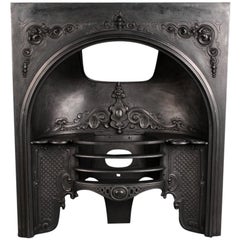 Antique Original Ornate Late Georgian Early Victorian Register Grate, circa 1870