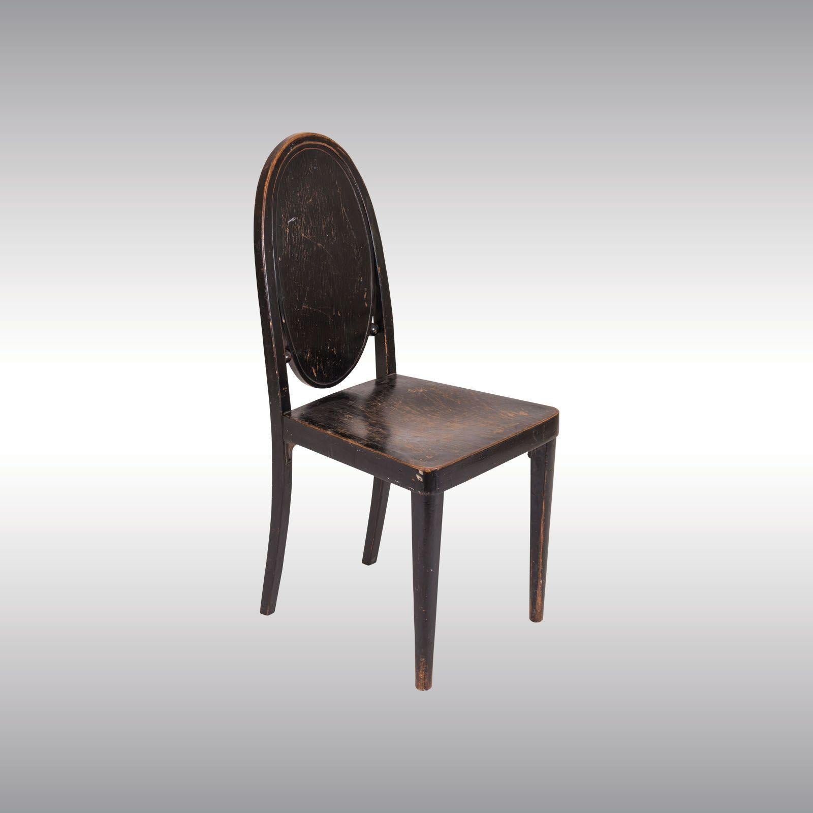 Hand-Crafted Original Otto Prutscher & Gebrueder Thonet Vienna Jugendstil Chair, 20th Century For Sale
