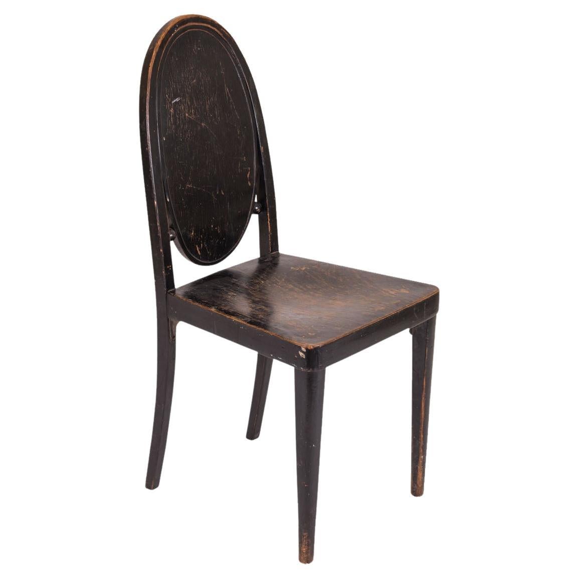 Original Otto Prutscher & Gebrueder Thonet Vienna Jugendstil Chair, 20th Century