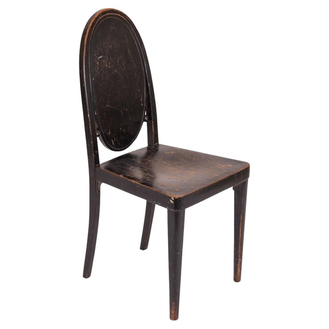 Original Otto Prutscher & Gebrueder Thonet Vienna Jugendstil Chair, 20th Century