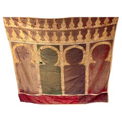 Original Ottoman Embroidered Coverlet, circa 1880