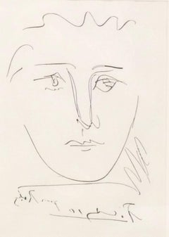 Original Pablo Picasso "Pour Robie" Etching with Certificate of Authenticity