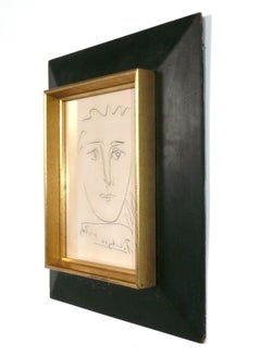 Original Pablo Picasso "Pour Robie" Radierung mit Echtheitszertifikat