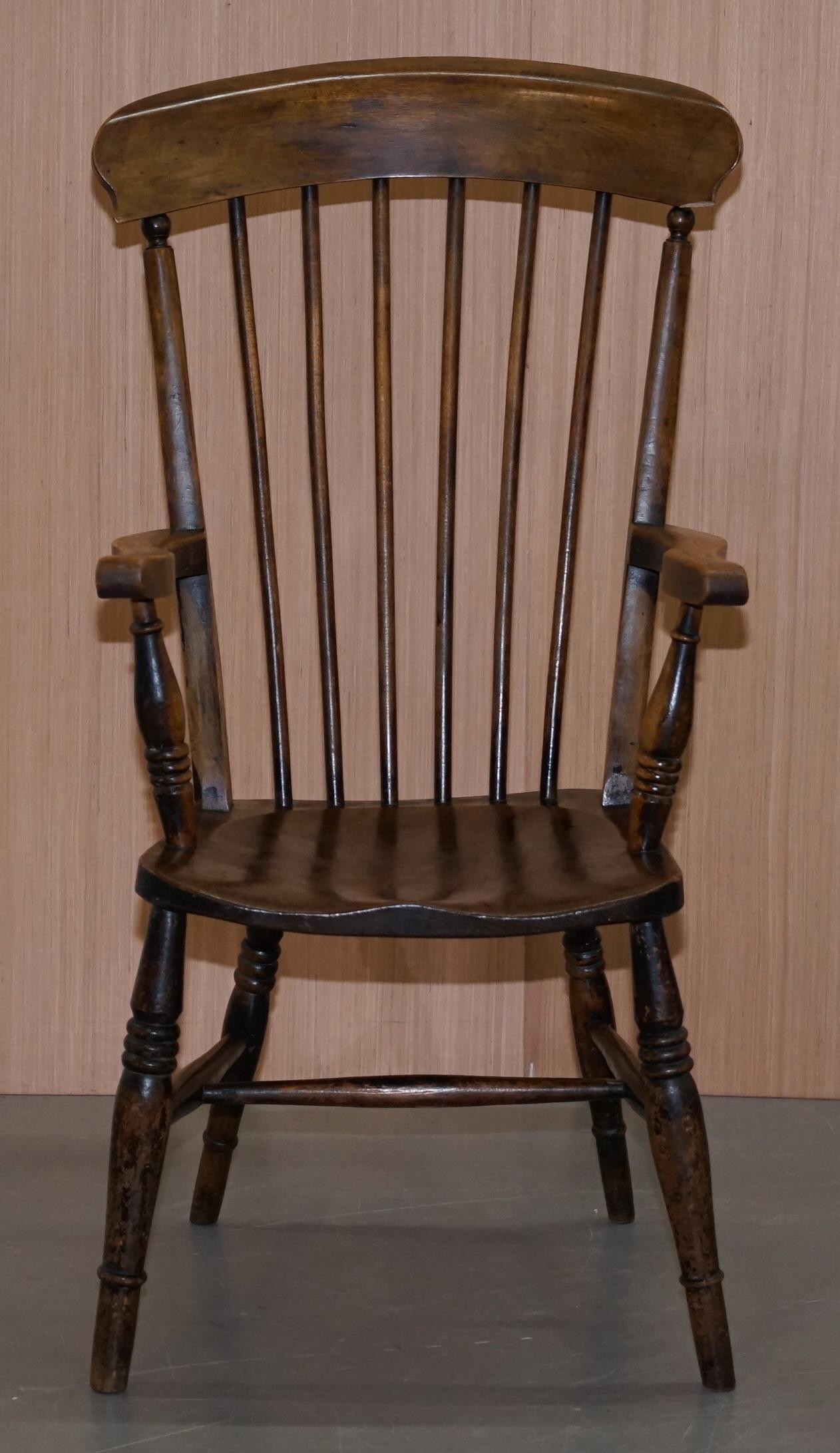 We are delighted to offer for sale this stunning 19th century Elm Thames Valley Windsor armchair with traces of original paint

A highly coveted, well made and decorative armchair, in the traditional Elm, this is an Thames Valley version, You can