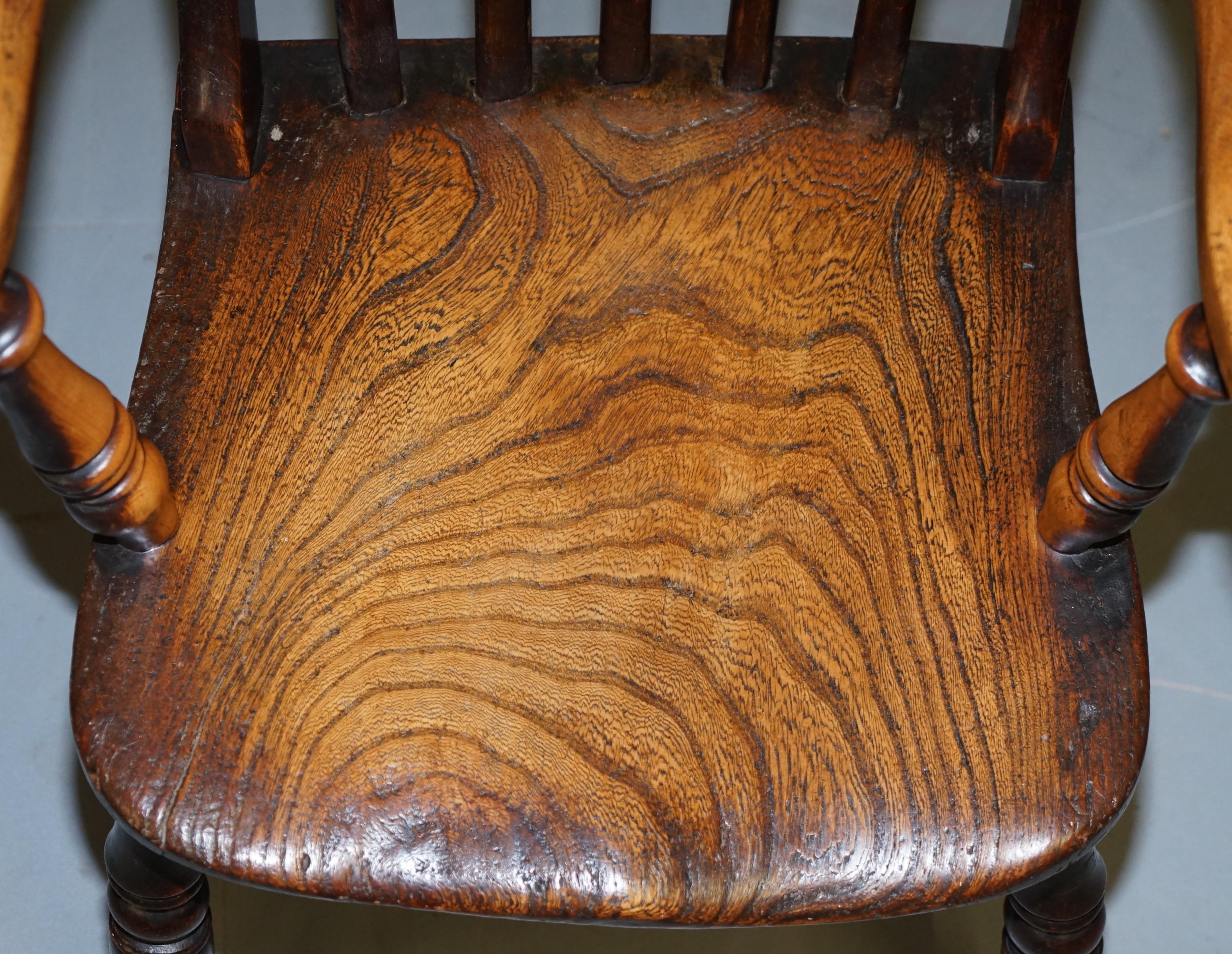 Oxford Windsor-Sessel aus Ulmenholz, 19. Jahrhundert, unberührt (Viktorianisch) im Angebot