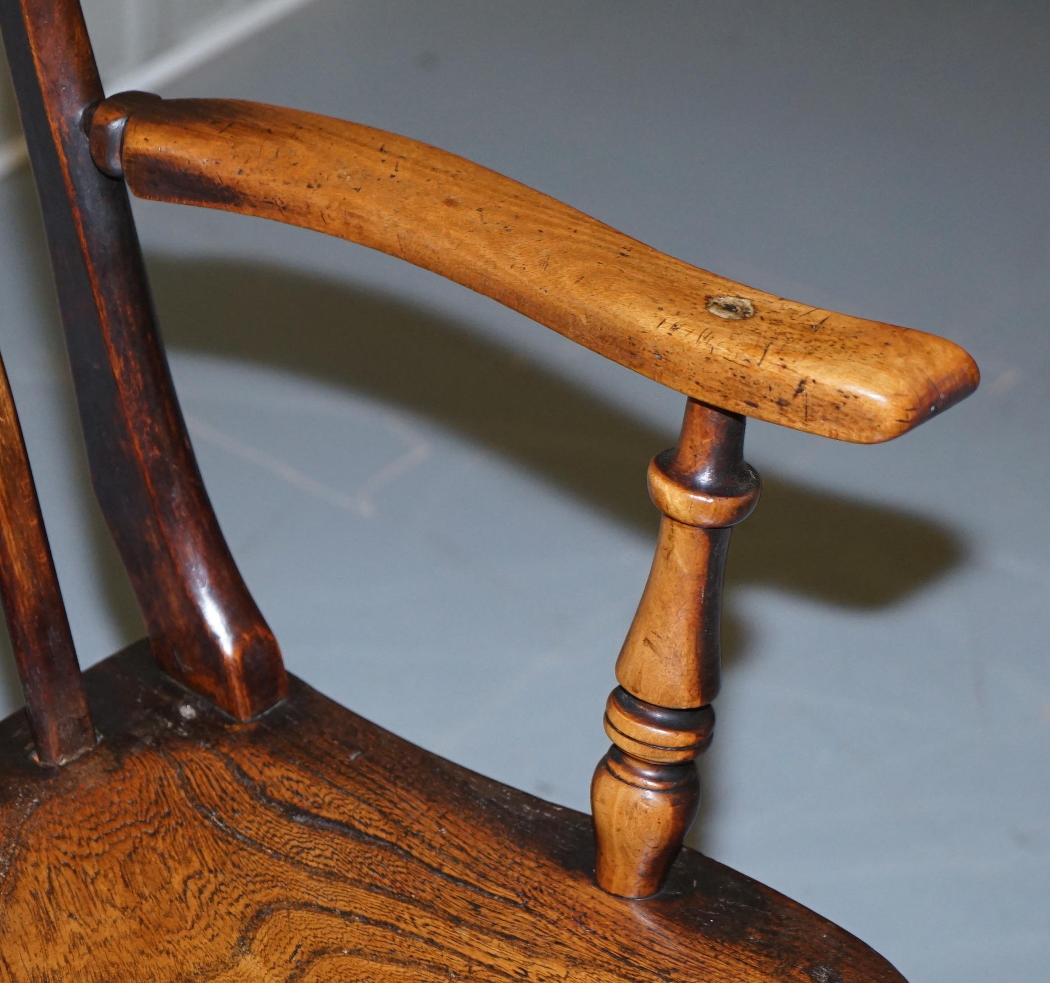 Oxford Windsor-Sessel aus Ulmenholz, 19. Jahrhundert, unberührt (Handgefertigt) im Angebot